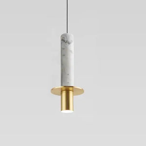 Marble Candlestick Pendant Lights