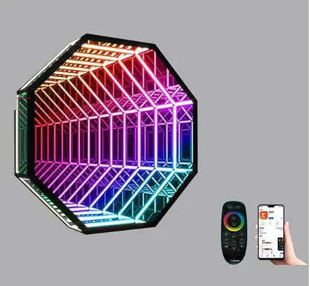 Custom LED 3D Illusion Mirror